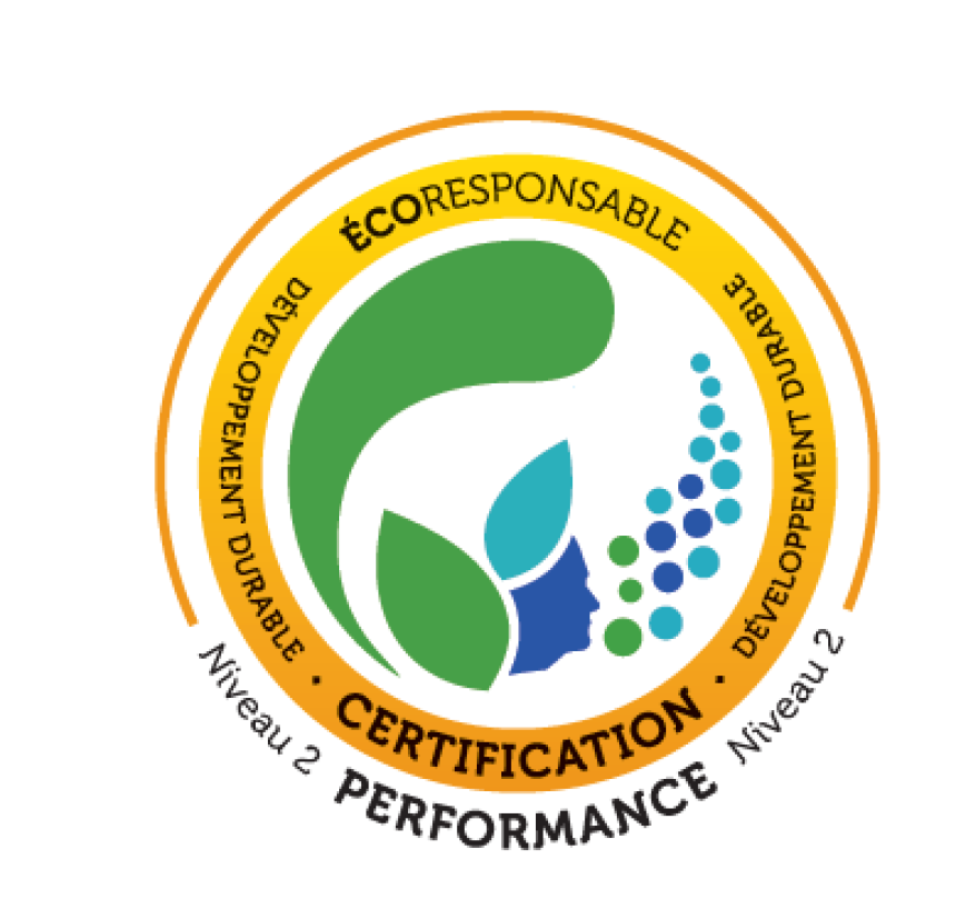 Certification ÉCORESPONSABLE niveau 2 pour Courchesne Larose